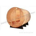 Electric barrel sauna cabins with solid wood for outdoor /